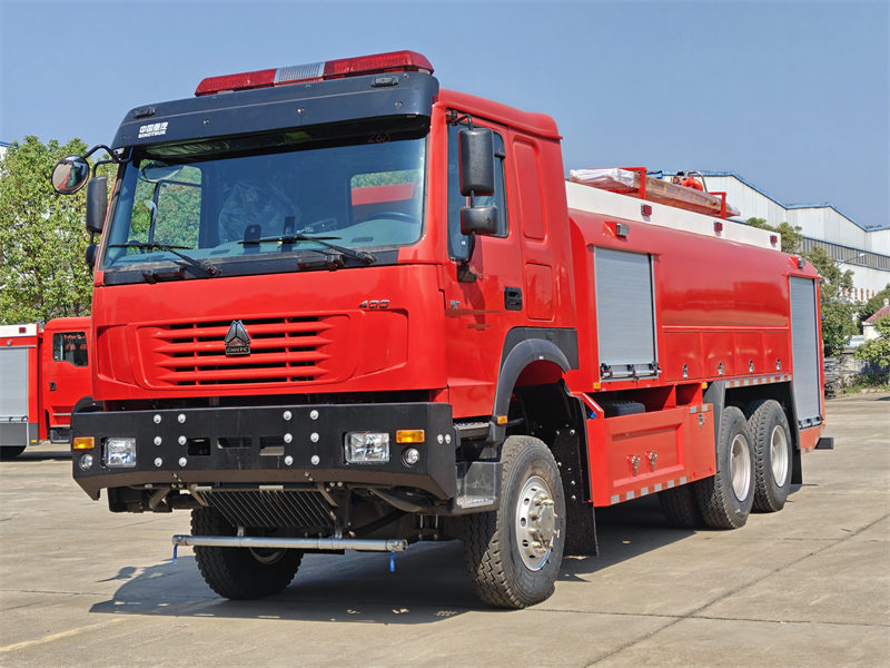 Howo 6x6 fire fighting truck