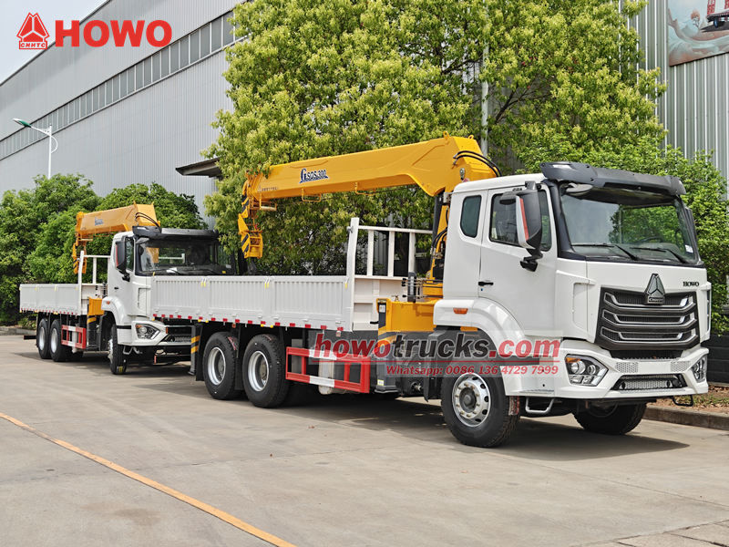 Truk servis HOWO dengan derek 20 ton