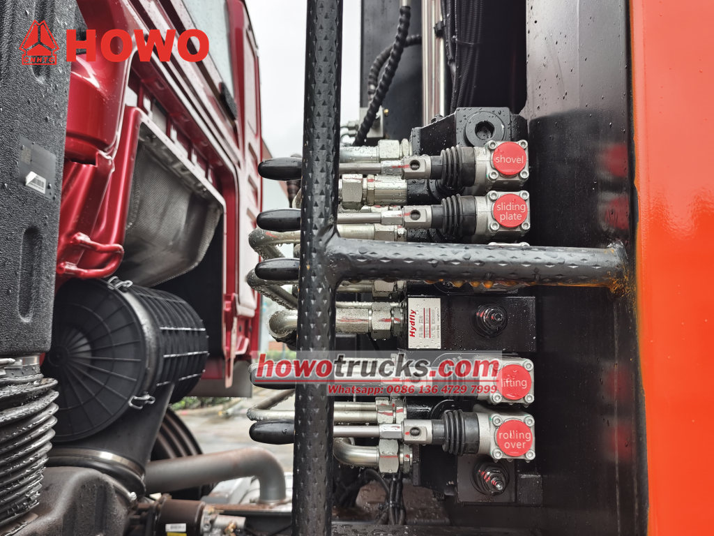 HOWO TX 25cbm back loader garbage truck