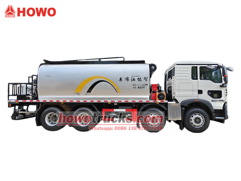 HOWO Road construction machinery for asphalt emulsion spraying