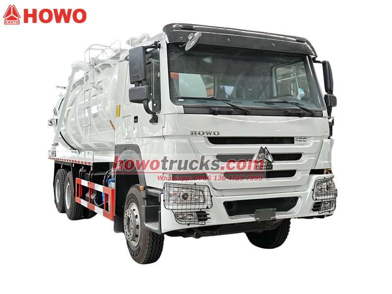 Howo 6x4 Sewage Vacuum Tanker