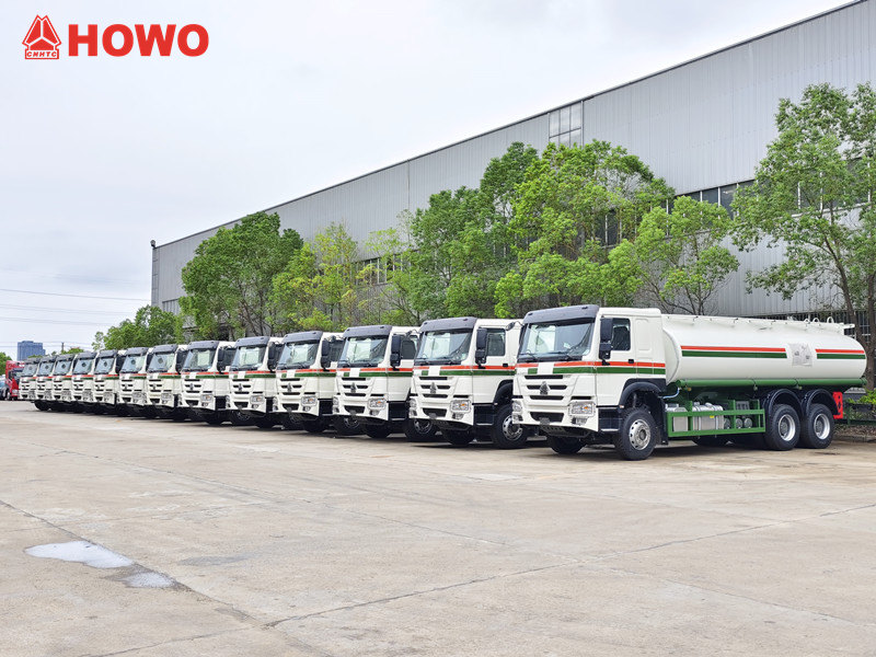 20 Unit Truk Tangki Bahan Bakar HOWO 20000L Diekspor ke Mali