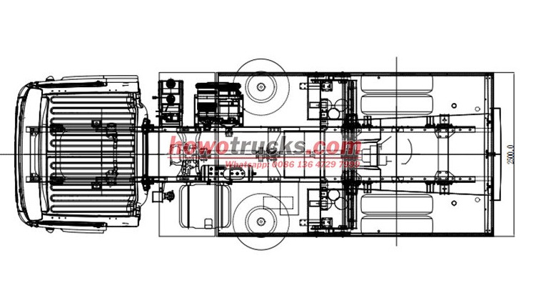 Howo cleaning sweeper truck