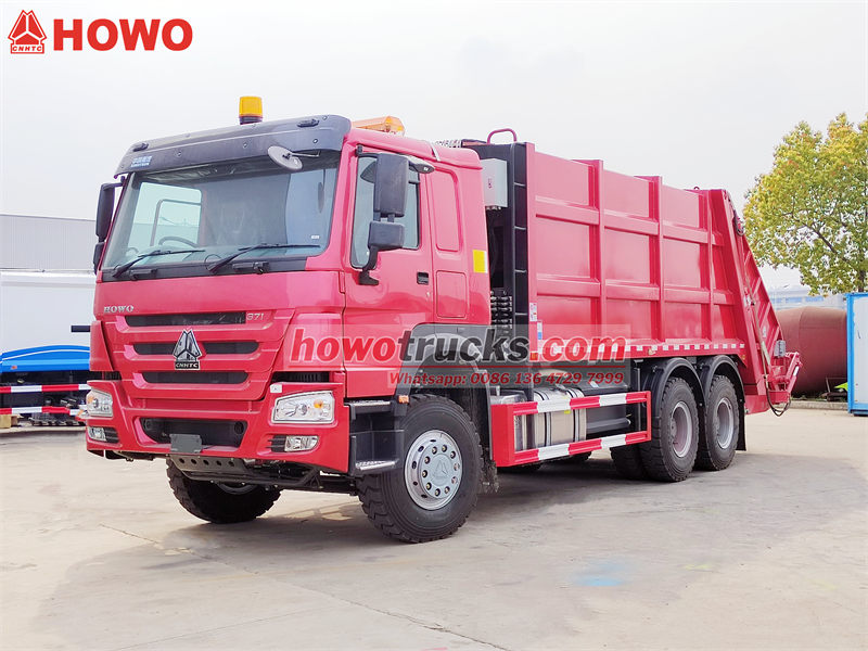 HOWO rear loader truck 