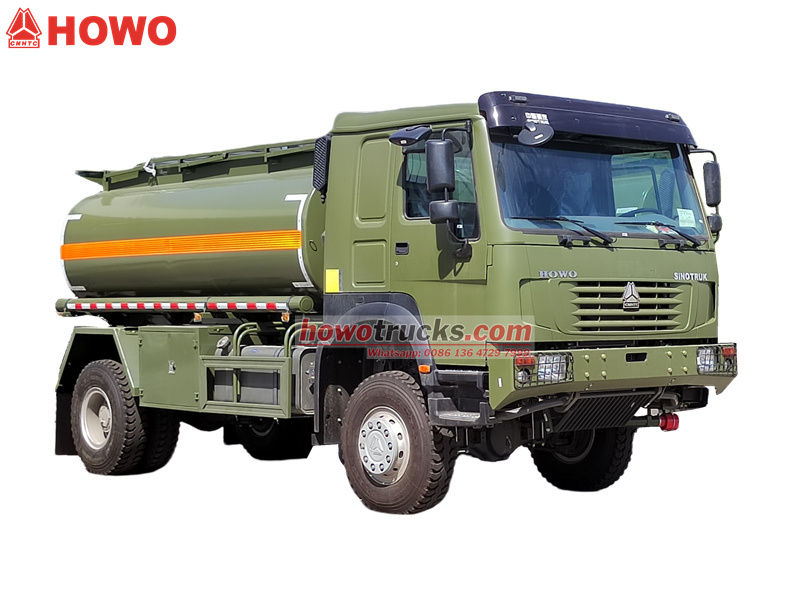 Howo off road 10000L mobile fuel bowser