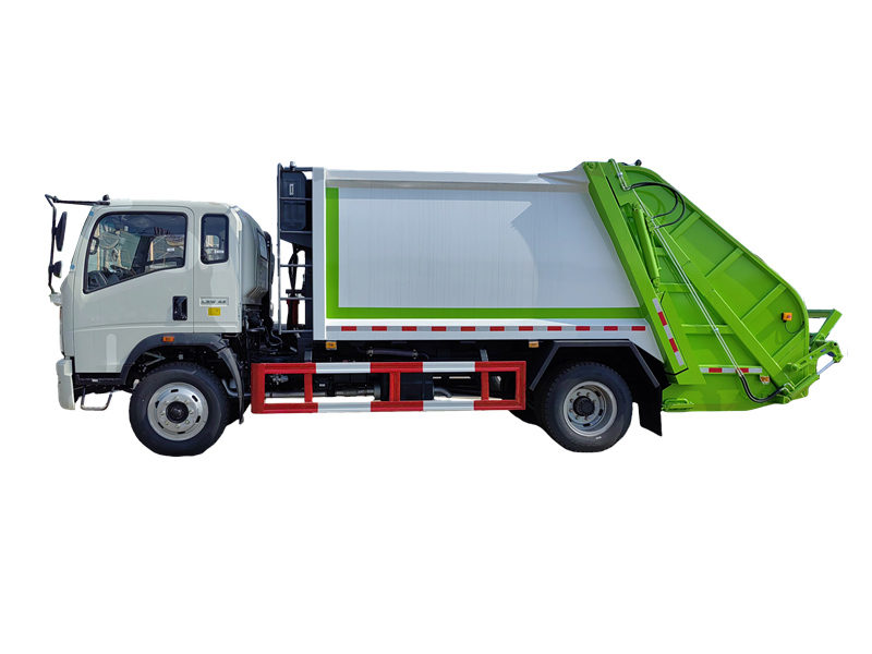 Howo light duty 6 CBM garbage compactor truck
