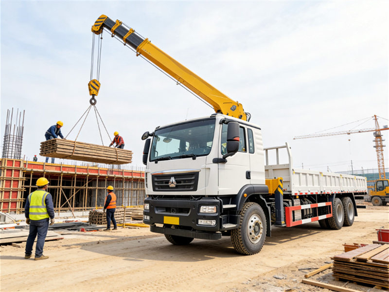Howo 6×4 Telescopic Boom Crane Truck