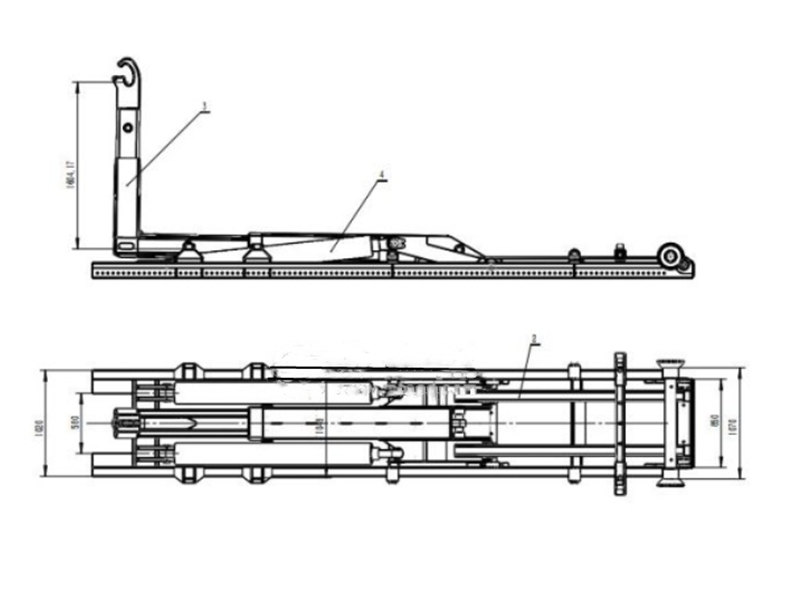 Howo TX garbage hook lift truck
