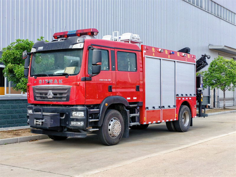 Howo TX fire rescue lighting truck