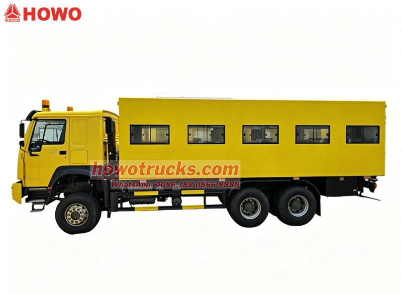 HOWO 6x6 troop carrier truck