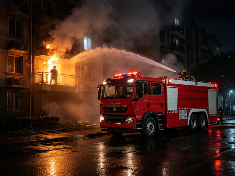 HOWO fire foam tank truck HOWO fire foam tank truck