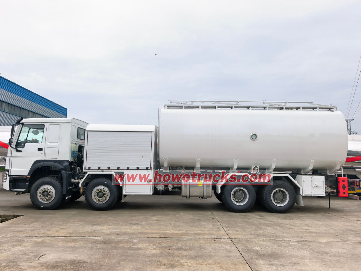 Custom HOWO airport refueling truck for Cambodia